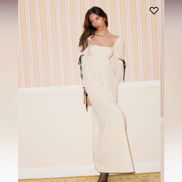 NWT Reformation - the collection - RHEA DRESS IN CREAM - Picture 4 of 8